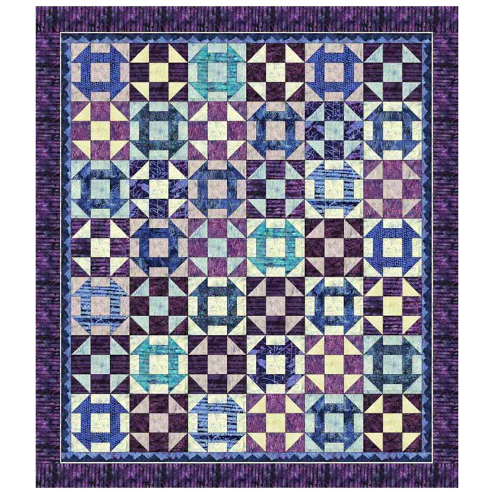 Island Batik - Churning Blue Pattern - FREE download