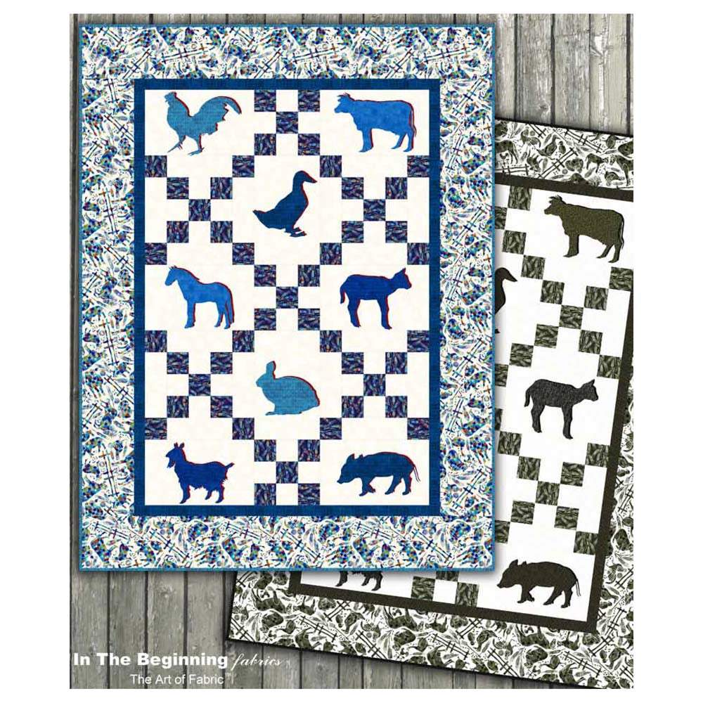 In the Beginning - On the Farm Quilt Pattern - FREE download