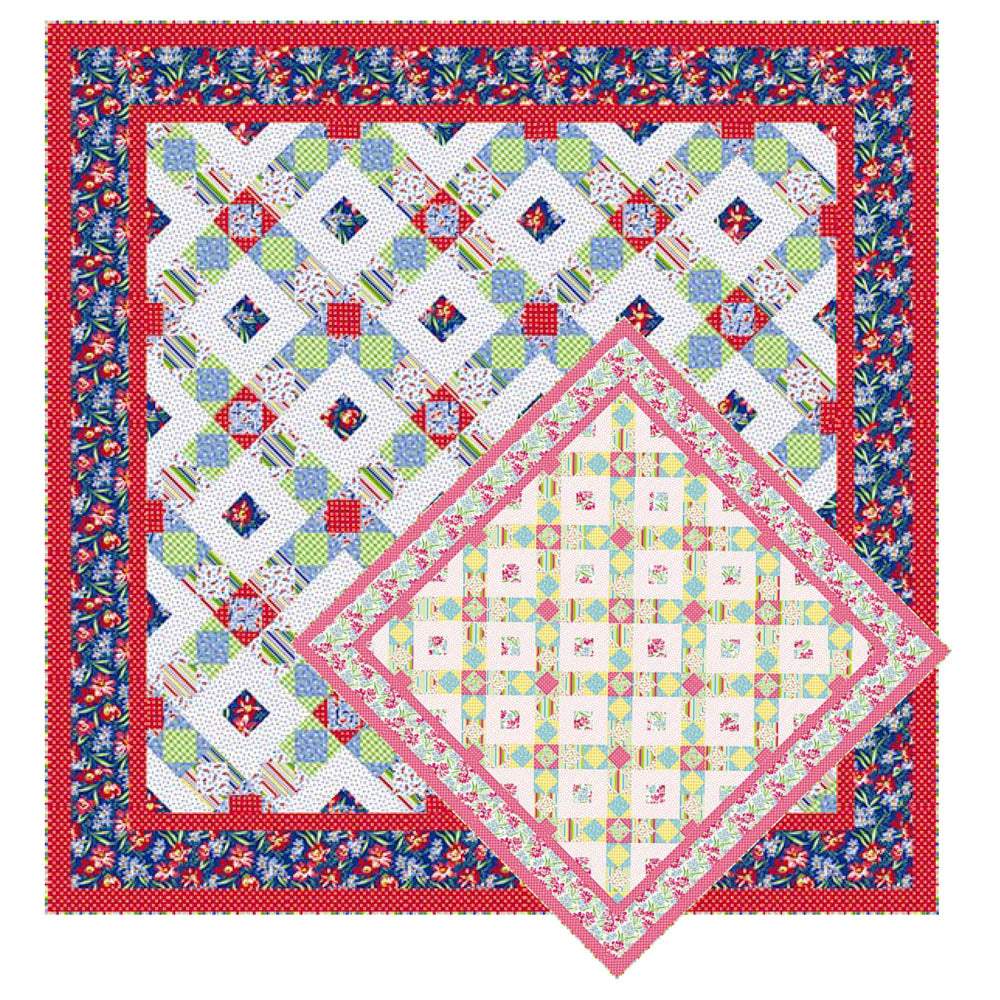 Marcus - Farmhouse_ Blooms Quilt pattern - FREE download