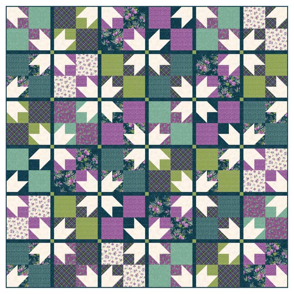 Marcus - Pretty Purple Small Stars Pattern - FREE download