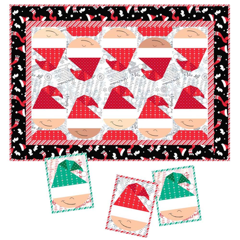 Marcus - Naughty Elves Mug Rug & Runner Pattern - FREE download