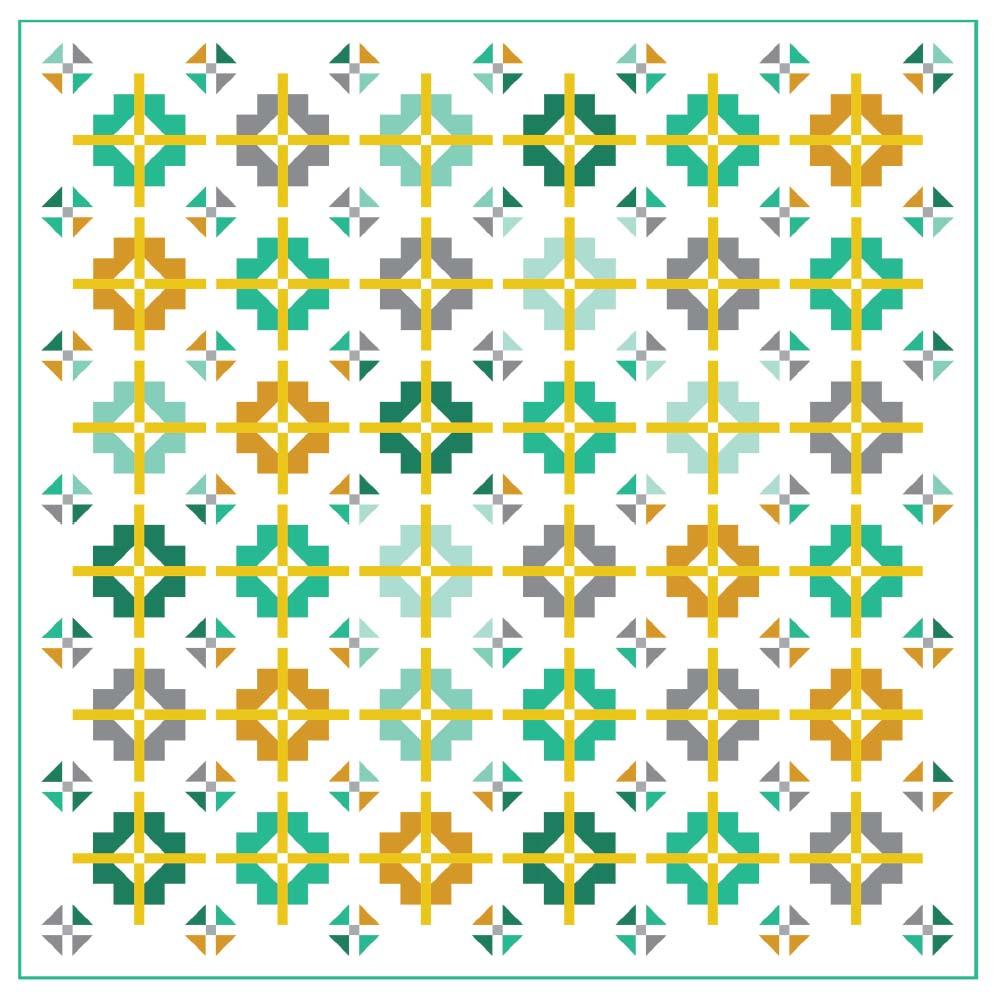 Moda Fabrics - Savannah Squares Quilt Pattern - FREE download