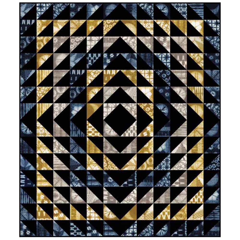 Moda Fabrics - Halfway Around the World Pattern - FREE download