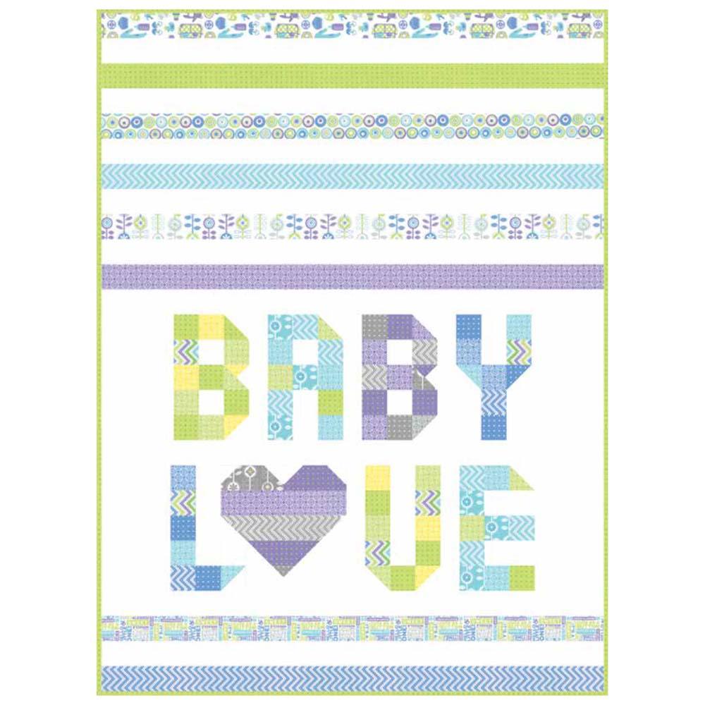 Moda Fabrics - From Bump to Baby Quilt Pattern - FREE download