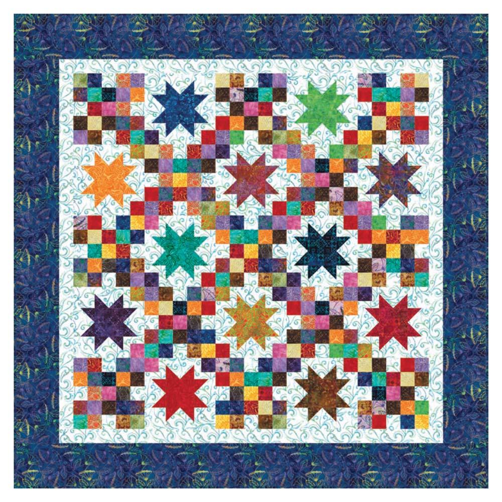 Moda Fabrics - Breezy Batiks Quilt Pattern - FREE download