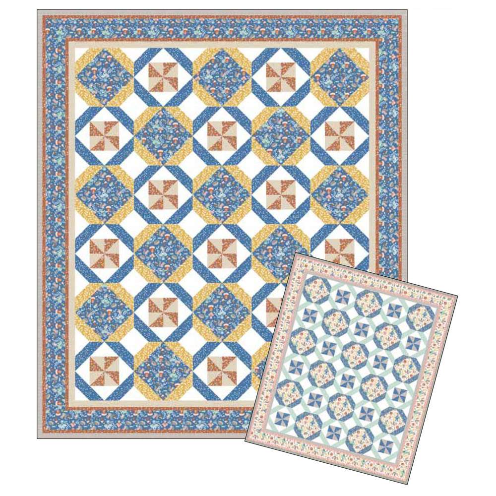 P&B Textiles - Woodland Hideaway Quilt pattern - FREE download