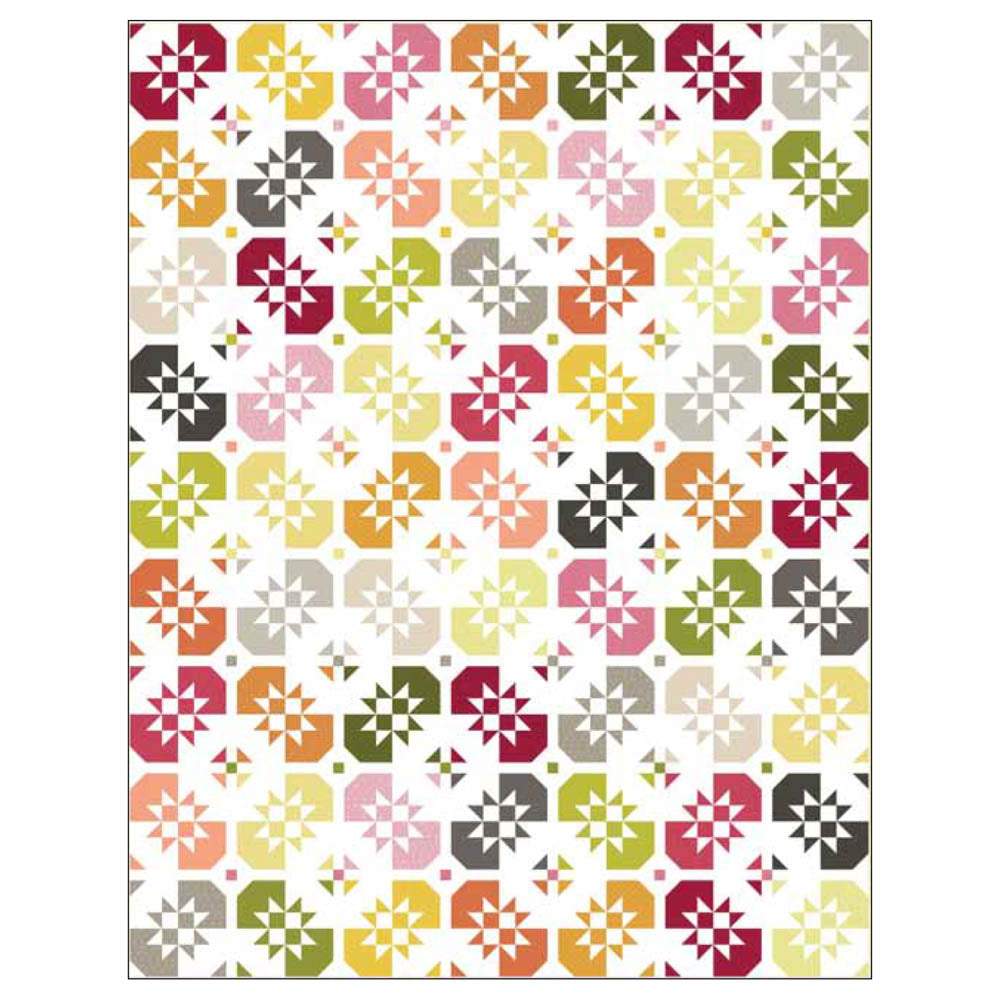 P&B Textiles - Twinkling Warm FQ Quilt pattern - FREE download