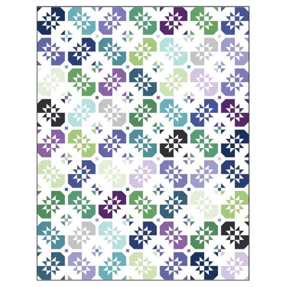 P&B Textiles - Twinkling Cool FQ Quilt pattern - FREE download