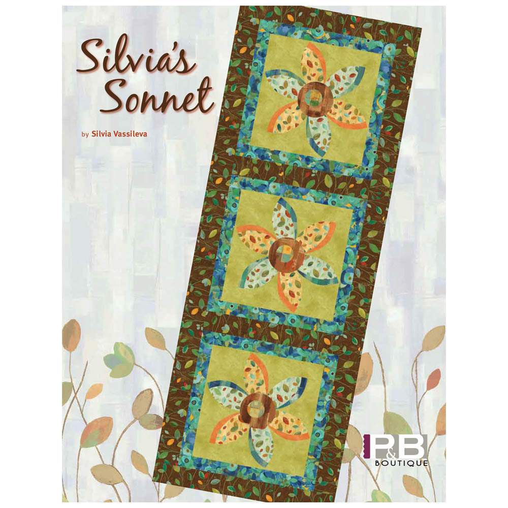 P&B Textiles - Silvia's Sonnet Tablerunner pattern - FREE download