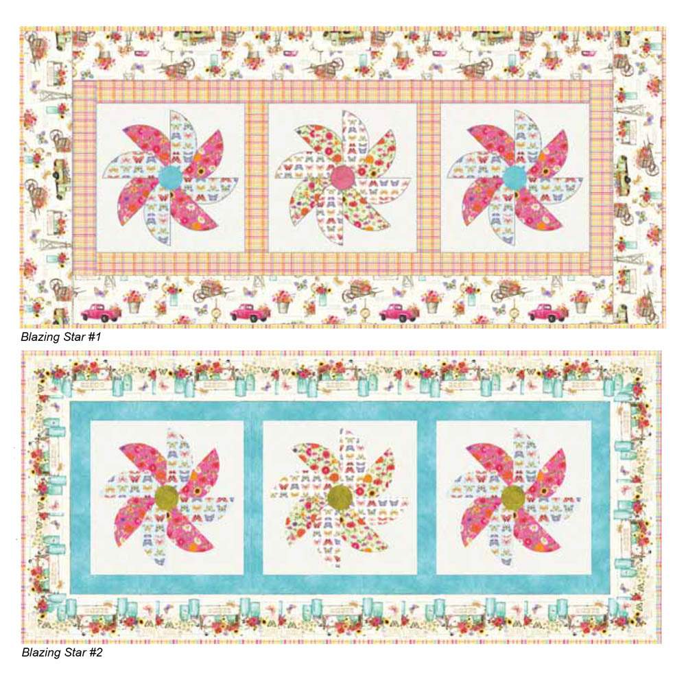 P&B Textiles - FreshCountry Table Runner pattern - FREE download
