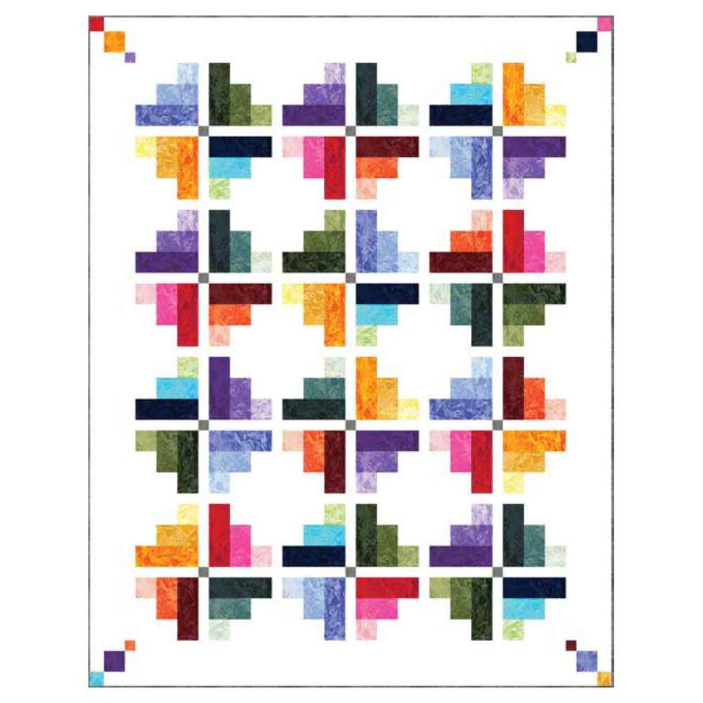 P&B Textiles - Fracture Quilt pattern - FREE download