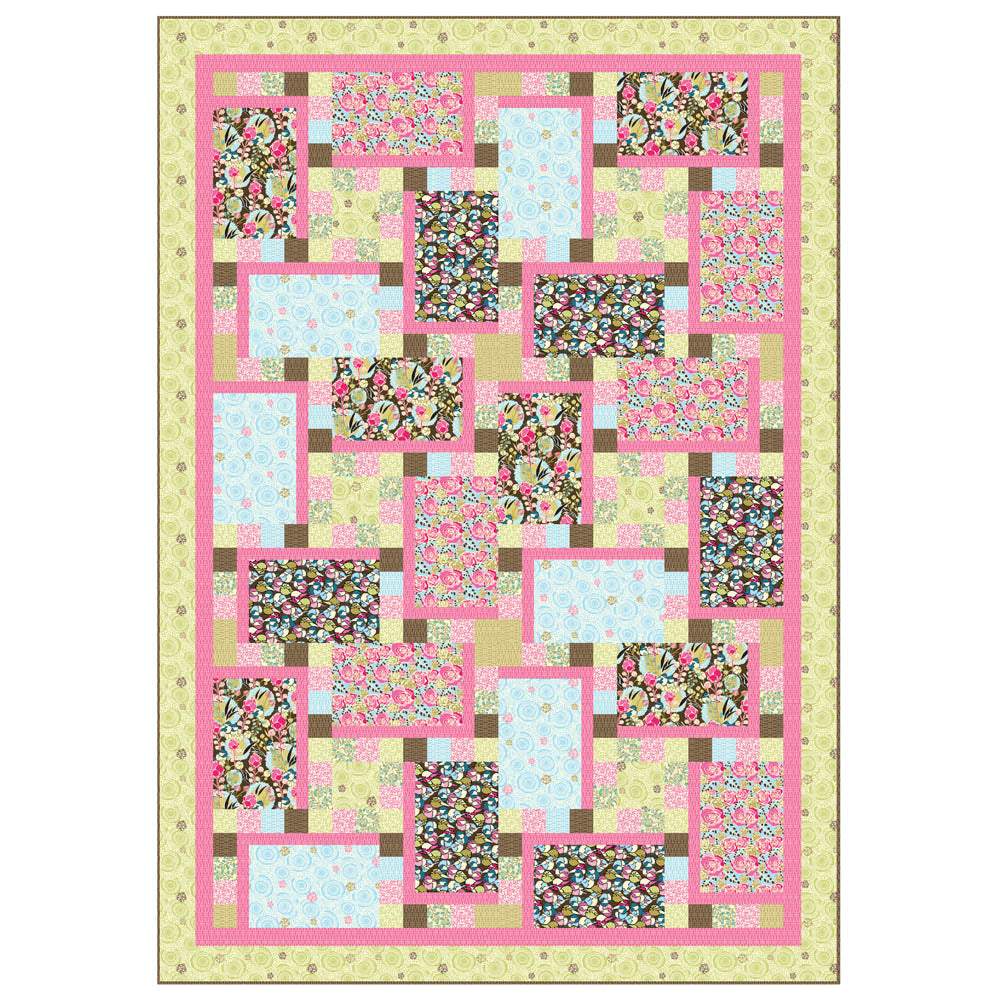 P&B Textiles - Eve's Garden Quilt pattern - FREE download