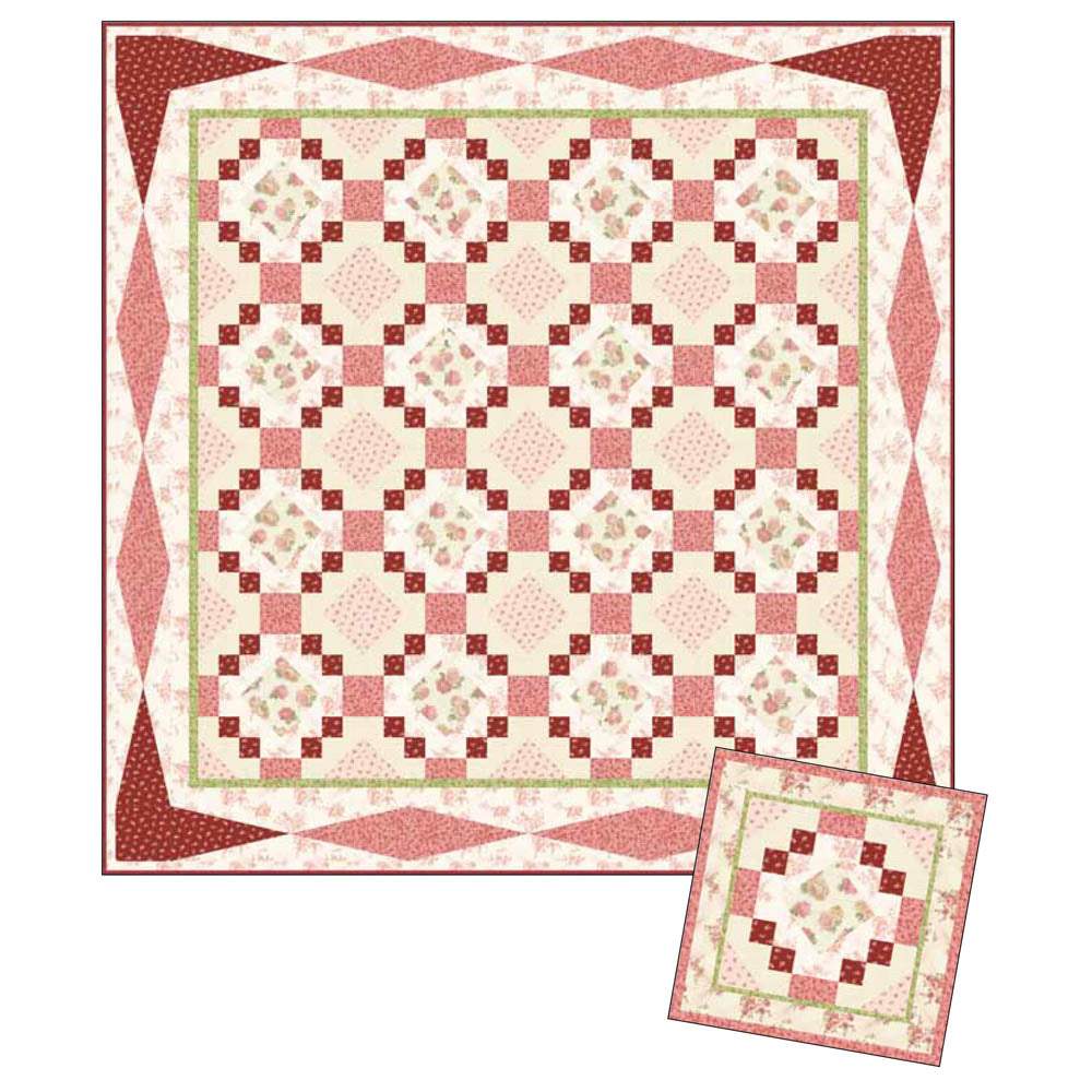 P&B Textiles - Courtyard Quilt & Pillow pattern - FREE download