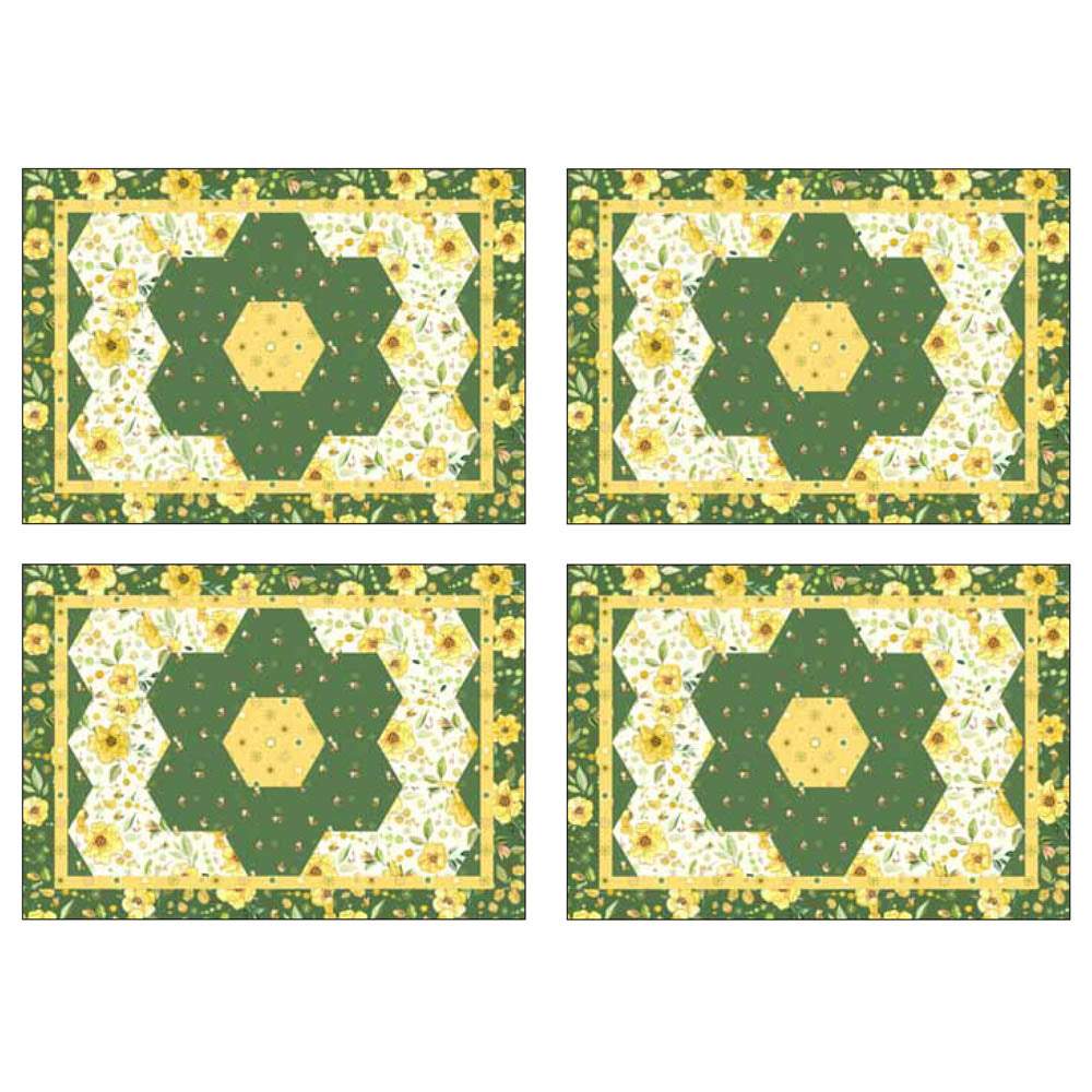 P&B Textiles - Botanical Nectar Placemat pattern - FREE download