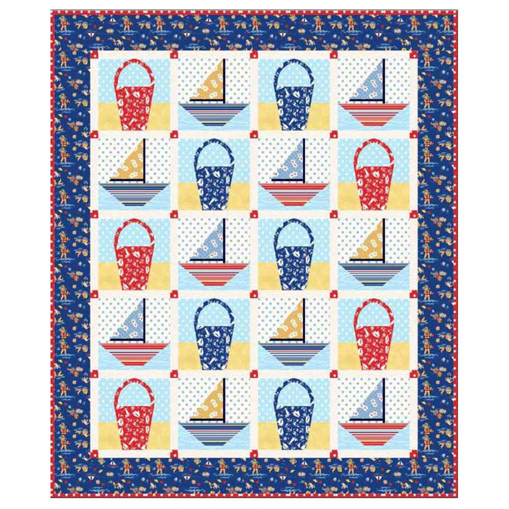 P&B Textiles - Beach Baby Quilt pattern - FREE download