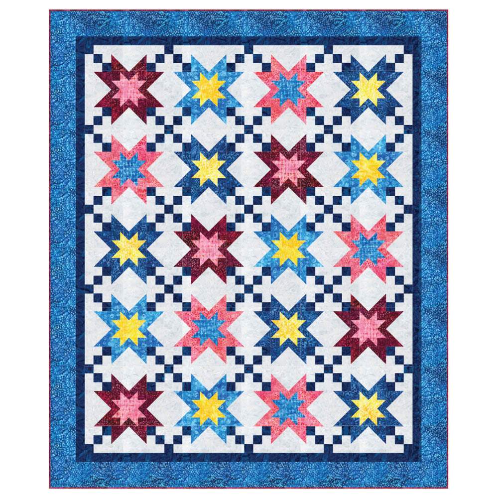 Robert Kaufman - Summer Stars Quilt pattern - FREE download