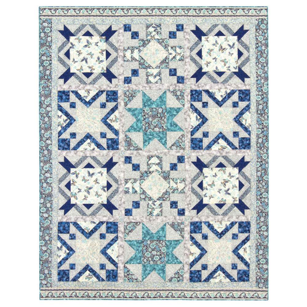 Robert Kaufman - Stars Aflutter Quilt pattern - FREE download