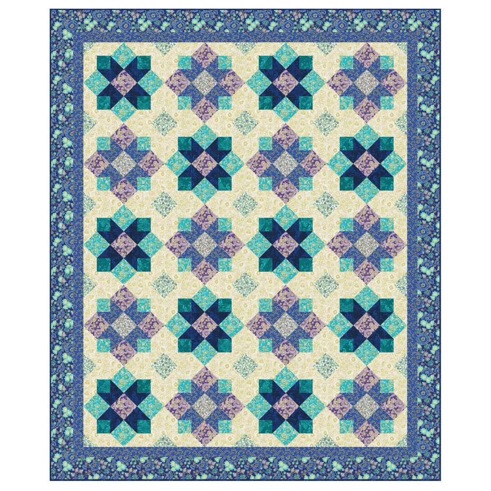 Robert Kaufman - Mosaic-Garden Quilt pattern - FREE download
