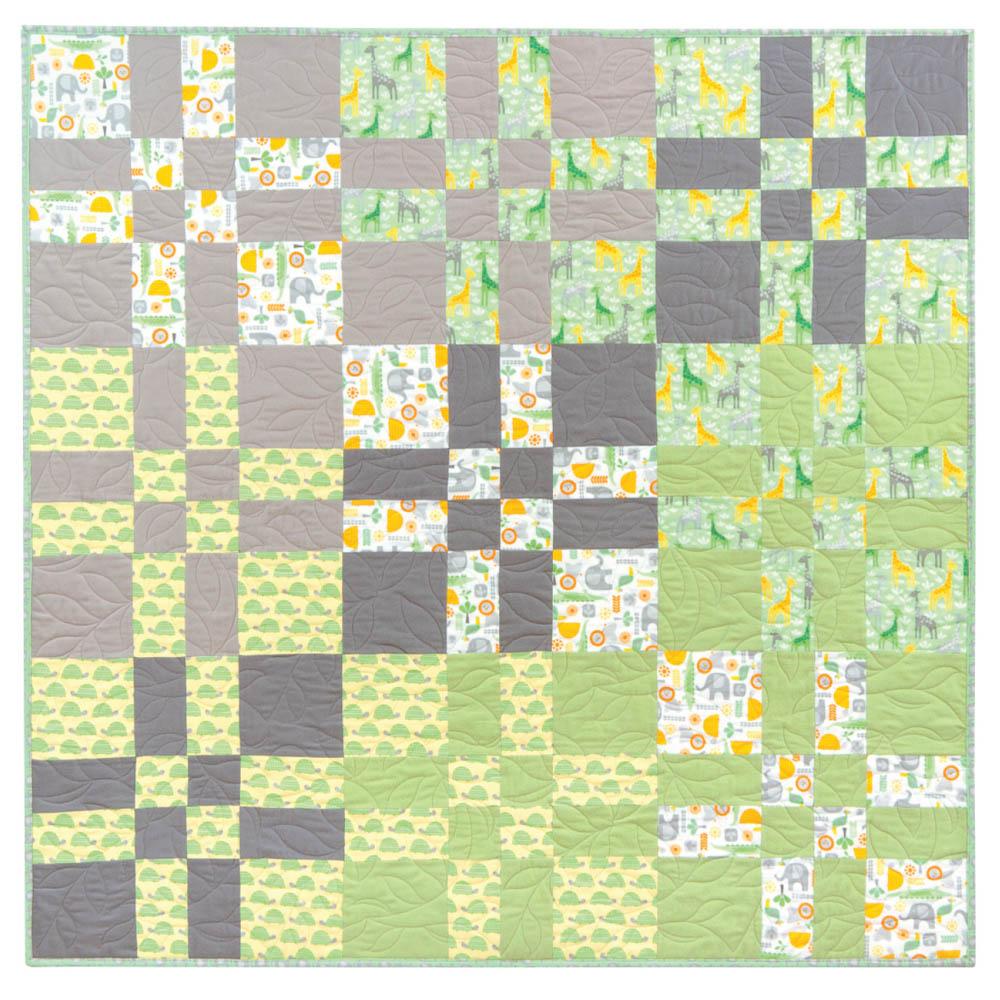 Robert Kaufman - Four Patch Flip Quilt pattern - FREE download