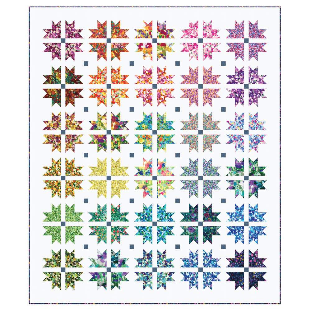 Robert Kaufman - Flowers by the Brook Quilt pattern - FREE download