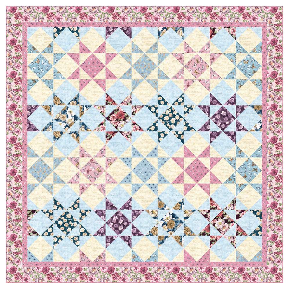 Robert Kaufman - Field of Stars Quilt pattern - FREE download