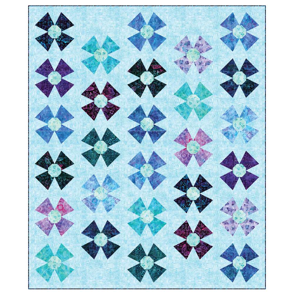 Robert Kaufman - Butterfly Blooms Quilt pattern - FREE download