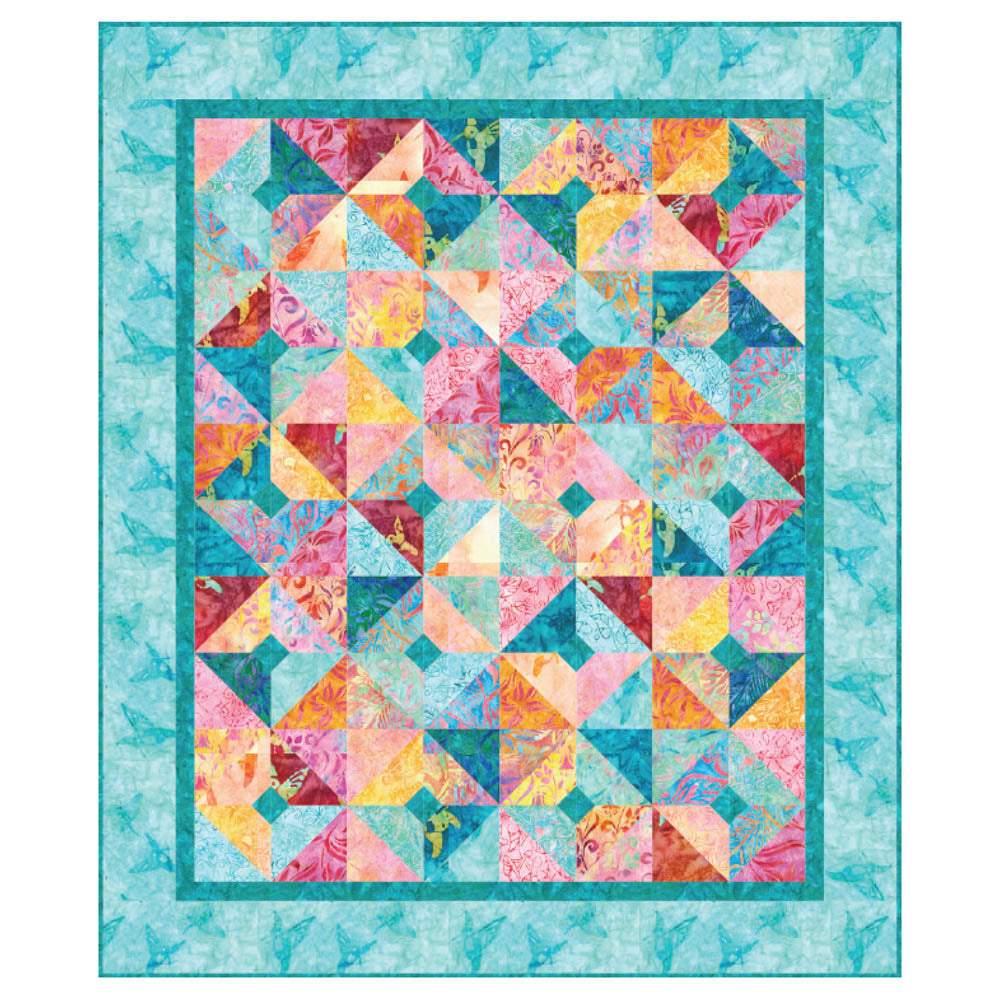 Robert Kaufman - Burst of Color Quilt pattern - FREE download
