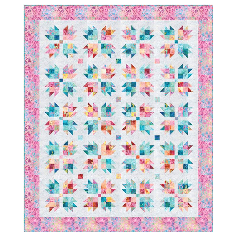 Robert Kaufman - Bear Paw Roll Up Quilt pattern - FREE download