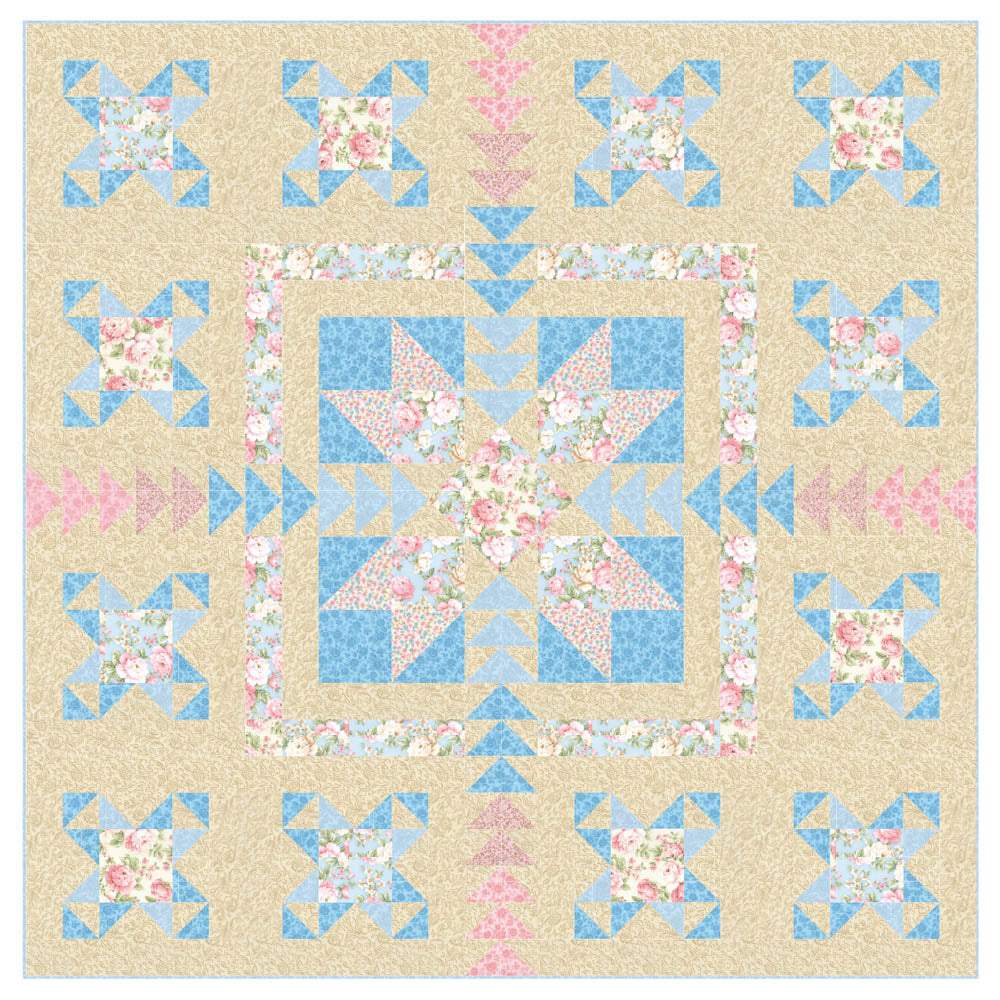 Robert Kaufman - Star Garden Pattern - FREE download