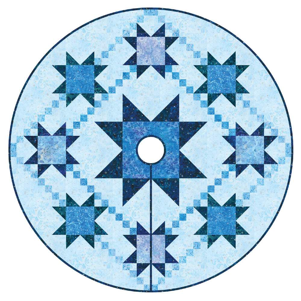 Robert Kaufman - Sparkle Tree Skirt Pattern - FREE download