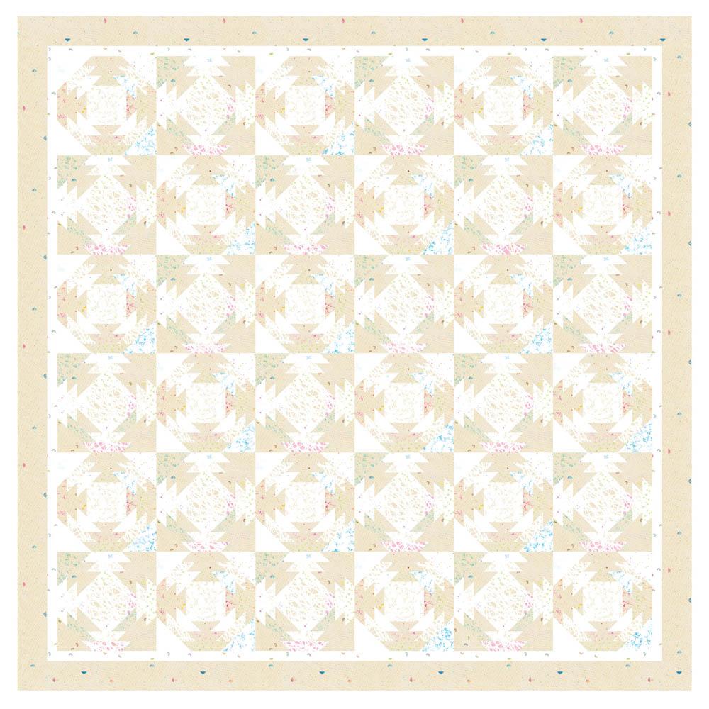 Robert Kaufman - Pineapple Rain Pattern - FREE download