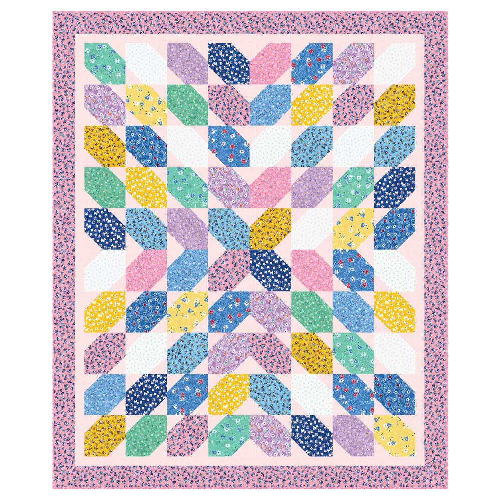 Robert Kaufman - Mini Petals Quilt Pattern - FREE download