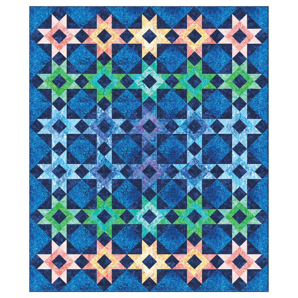 Robert Kaufman - Gradient Stars Pattern - FREE download
