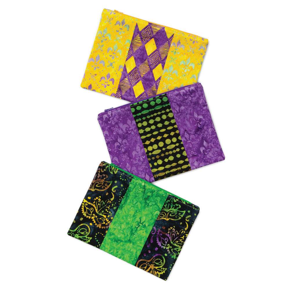 Robert Kaufman - Glam Zip Pouch Pattern - FREE download