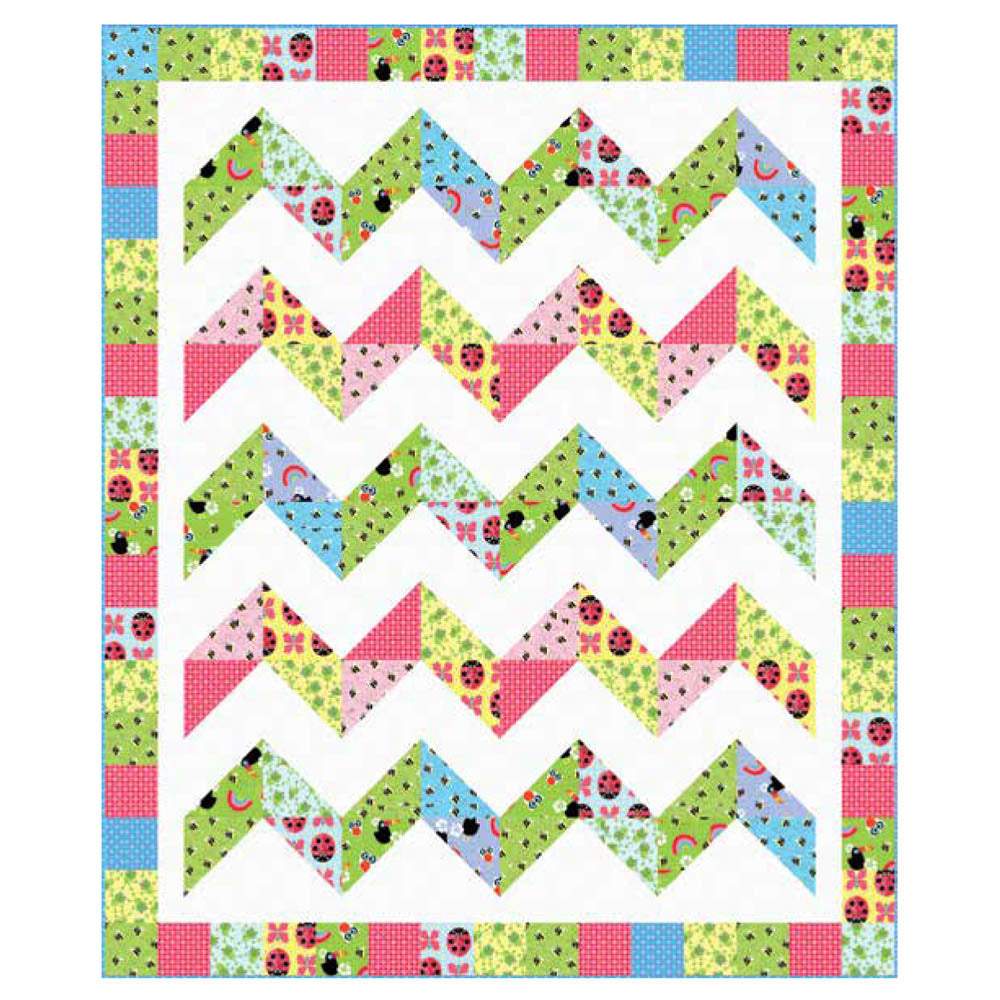 Studio-e - Sunshine Day Quilt Chevron pattern - FREE download