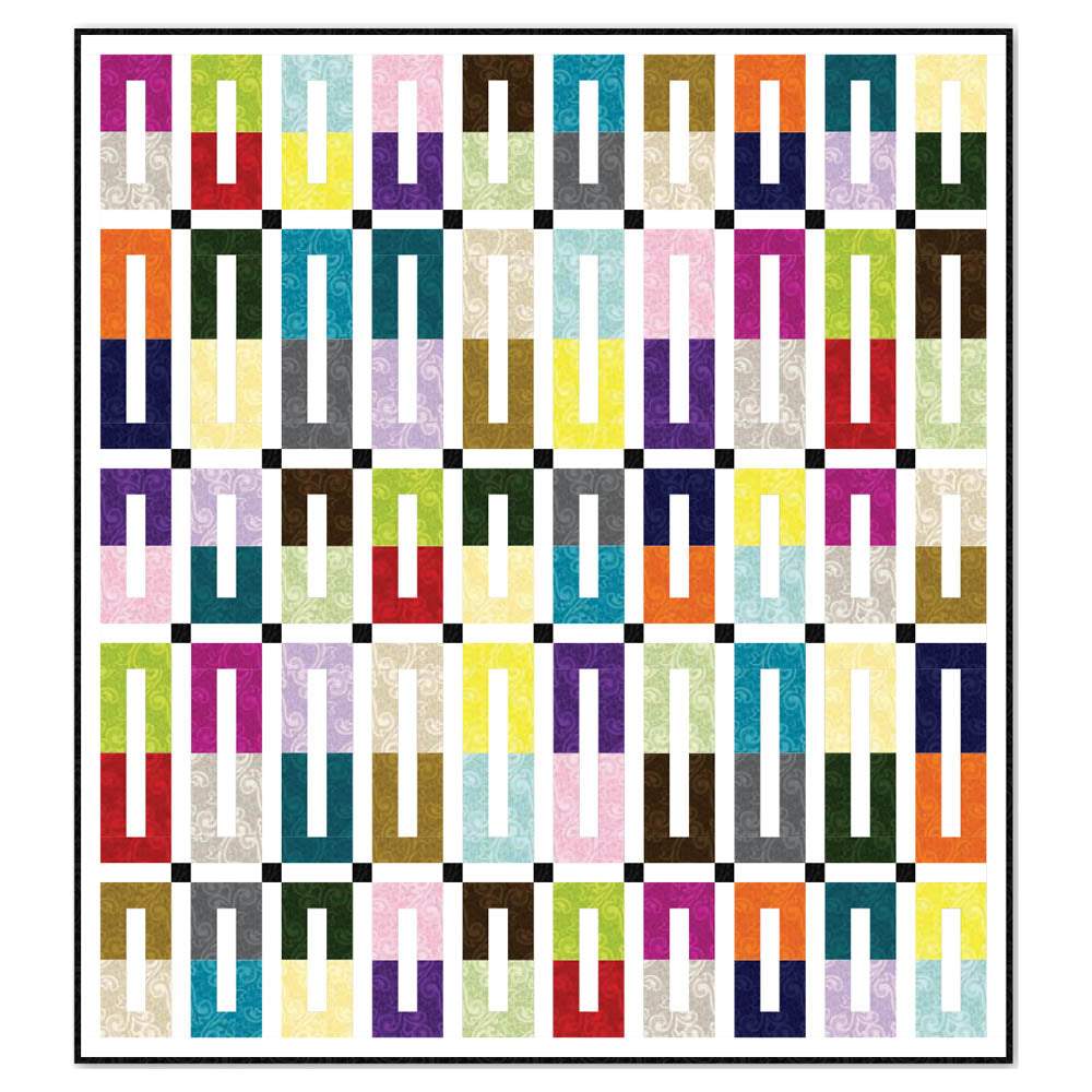Studio-e - Split Level Quilt-pattern - FREE download