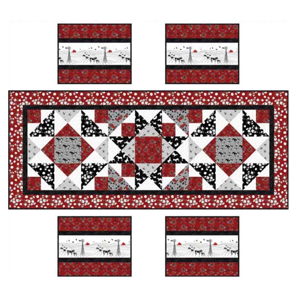 Studio-e - Scarlet Farm Table Set pattern - FREE download