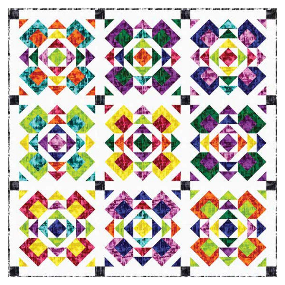 Studio-e - Prismachrome Quilt pattern - FREE download