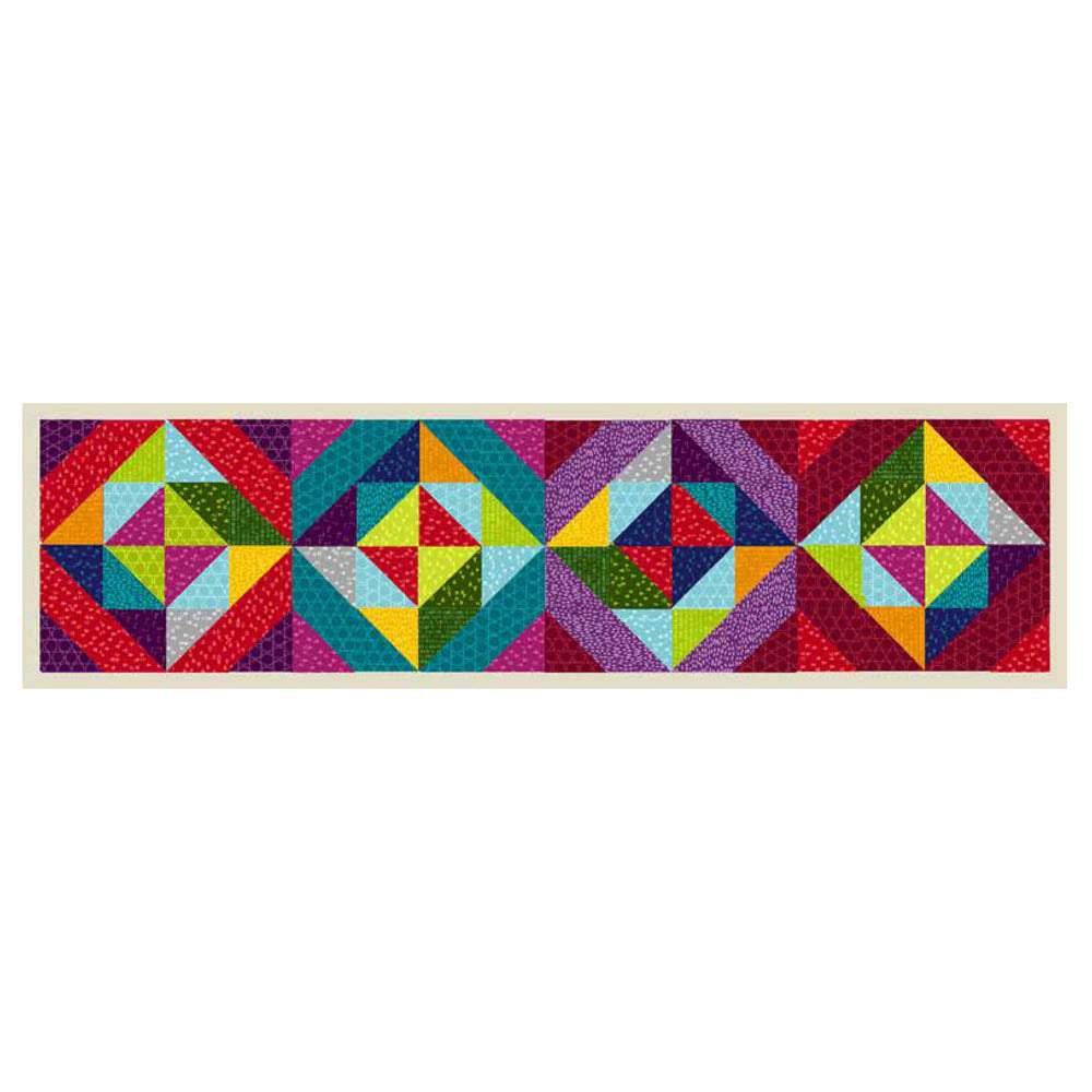 Studio-e - Modern Batiks Runner pattern - FREE download