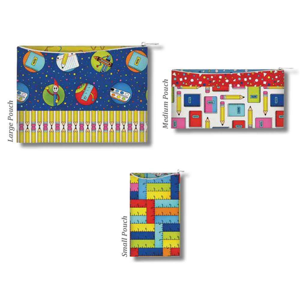 Studio-e - Its Elementary Zipper Pouches Pattern - FREE download