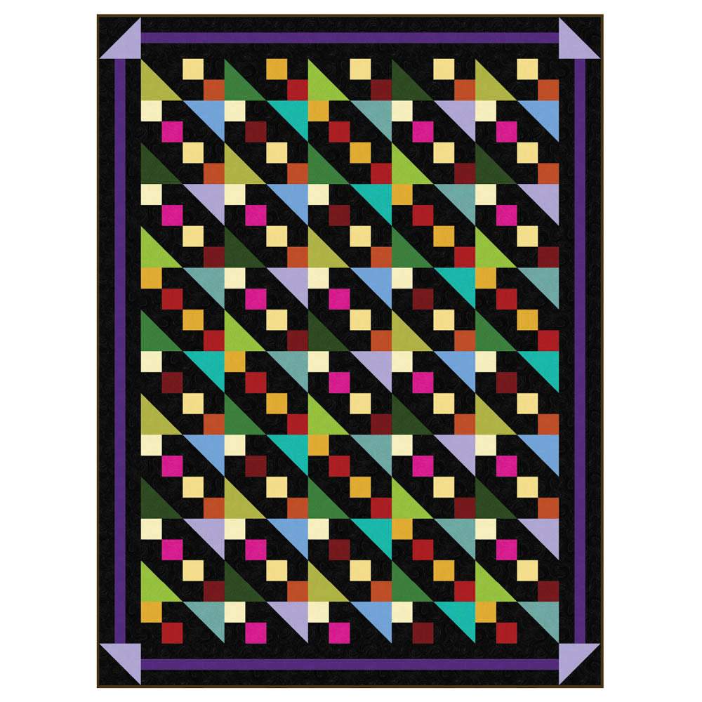 Studio-e - Color Waves Quilt pattern - FREE download