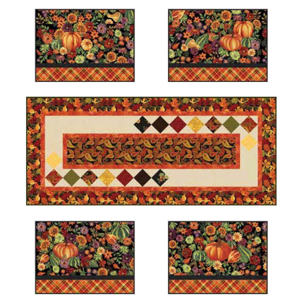 Studio-e - Autumn Abundance Table Set pattern - FREE download