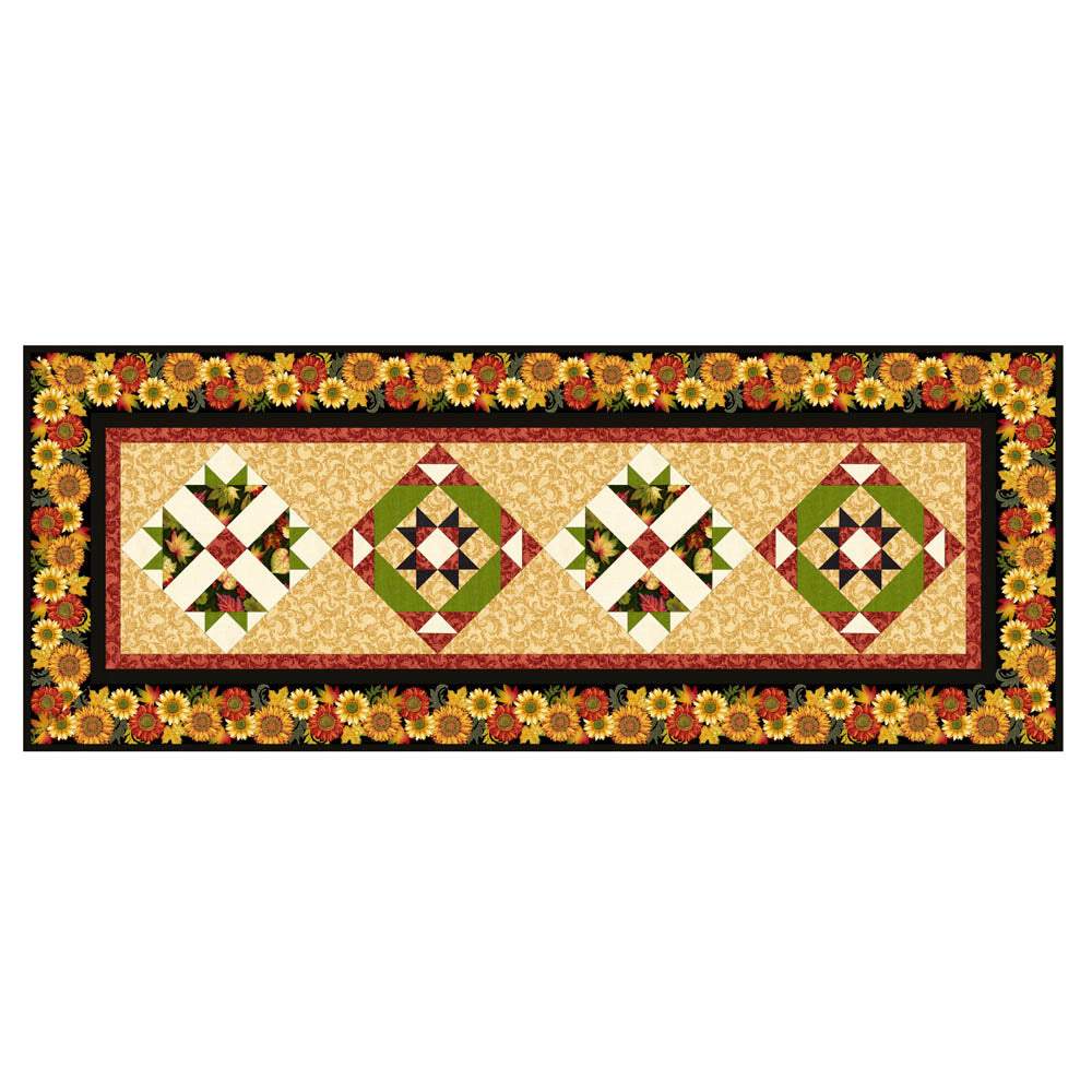 Studio-e - Autumn Flourish Table Runner pattern - FREE download