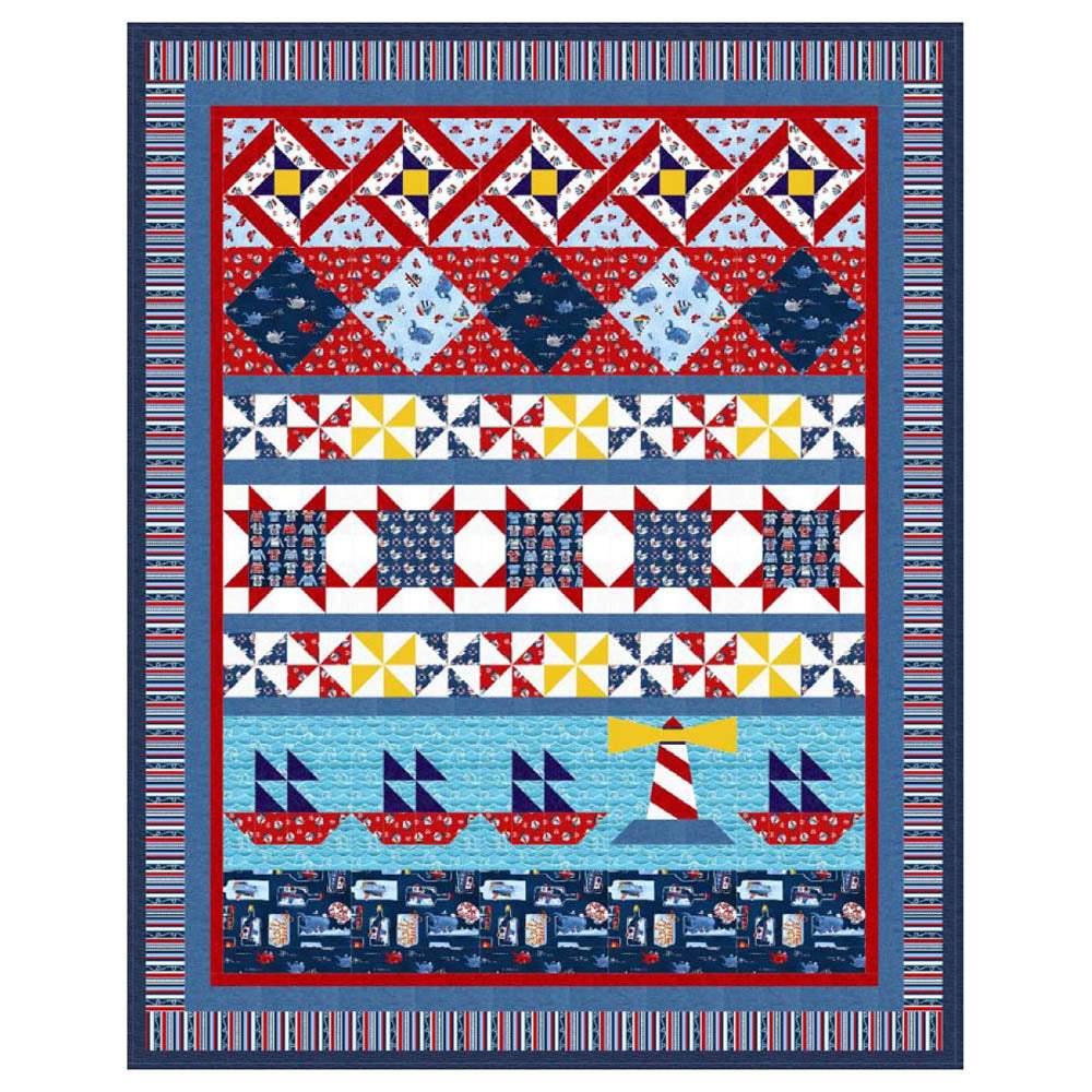Studio-e - A Whale of a Time Quilt pattern - FREE download