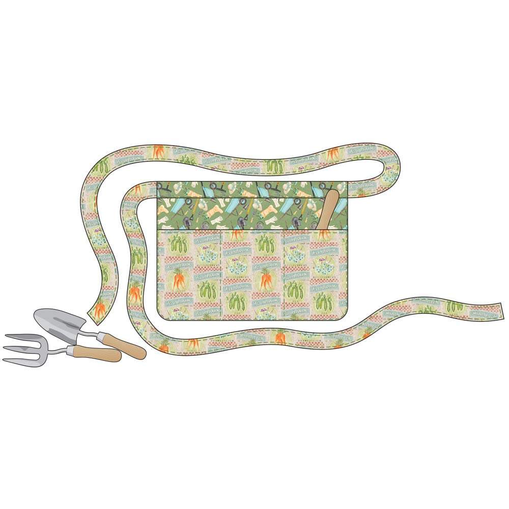 Studio-e - Touch of Spring Gardening Apron Pattern - FREE download
