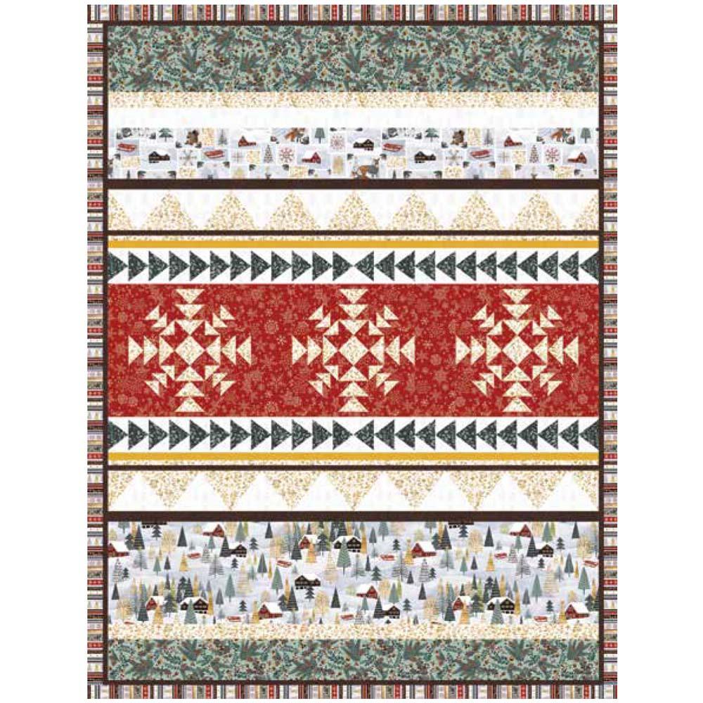 Studio-e - Snowy Magic Quilt 1Pattern - FREE download