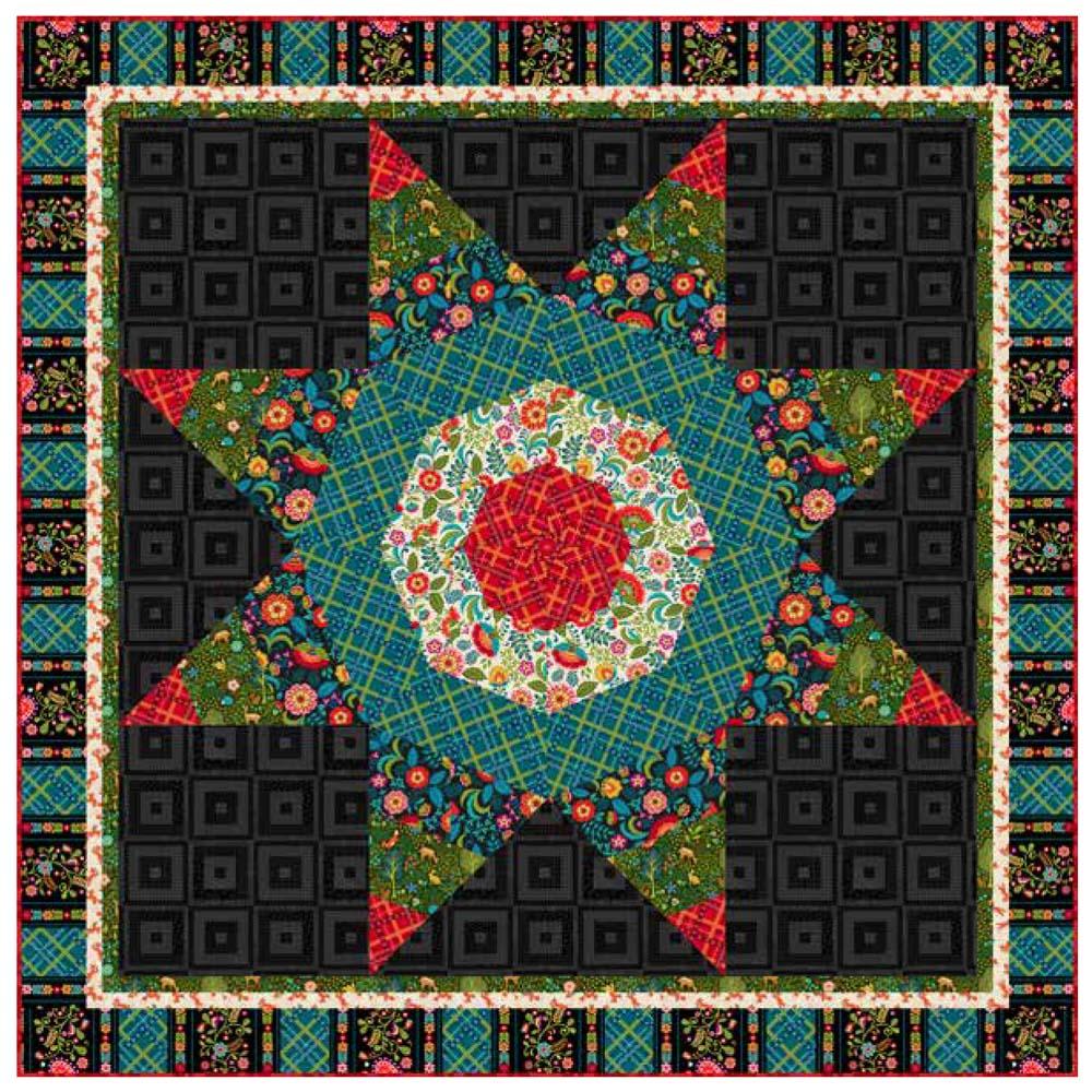 Studio-e - Pieceful Gathering Quilt 2 Pattern - FREE download