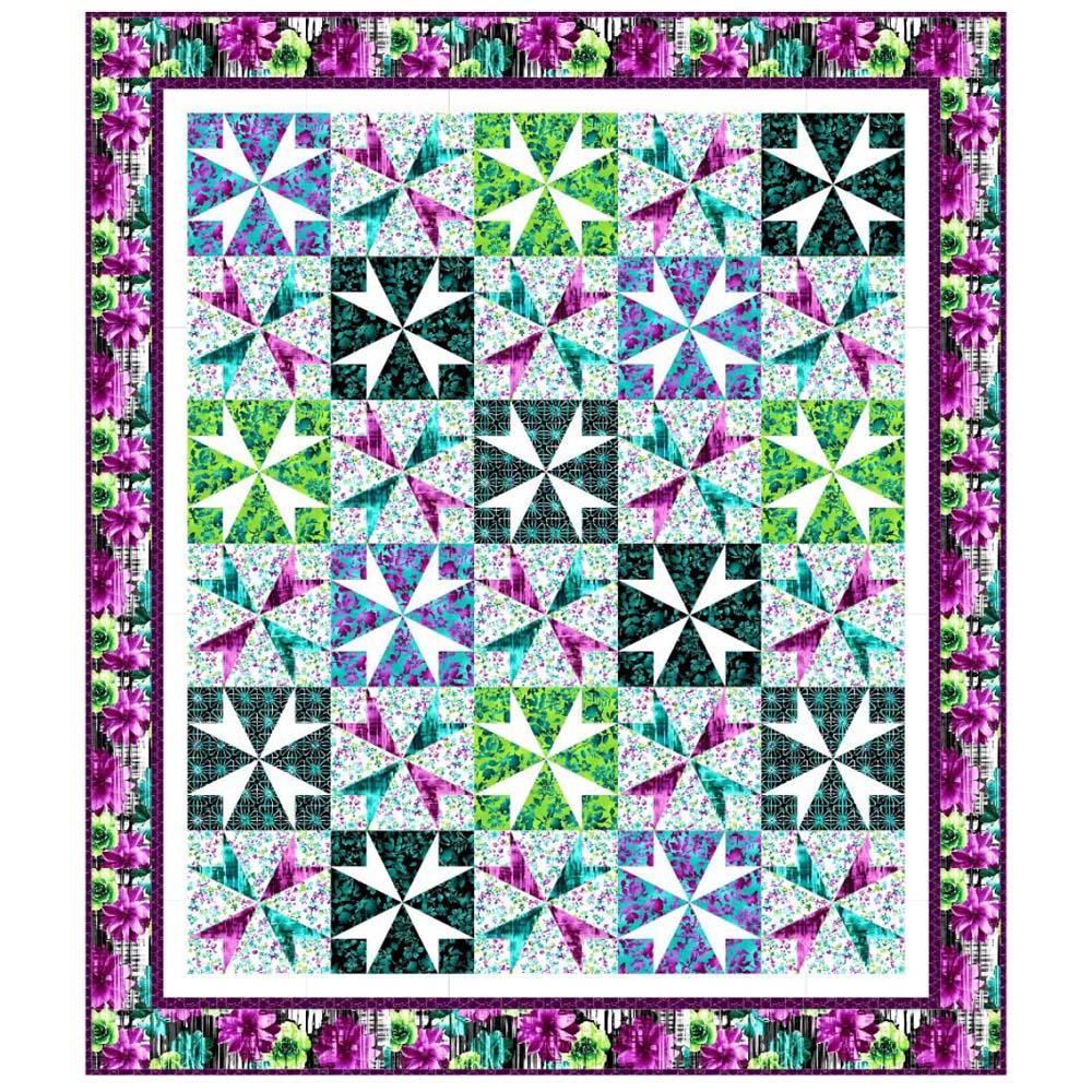 Studio-e - Beauty In Bloom Quilt 1 Pattern - FREE download