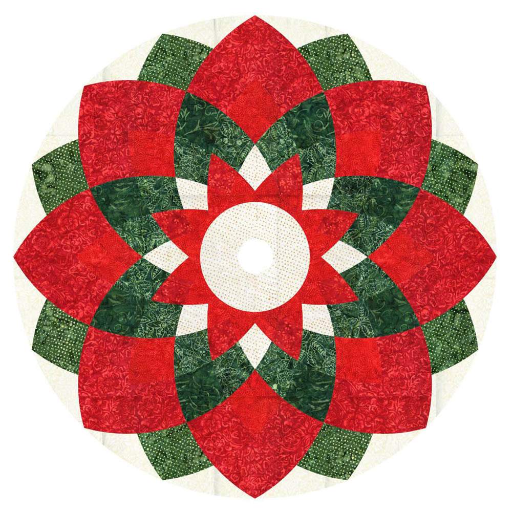 Timeless Treasures - Merry Tree Skirt pattern - FREE download