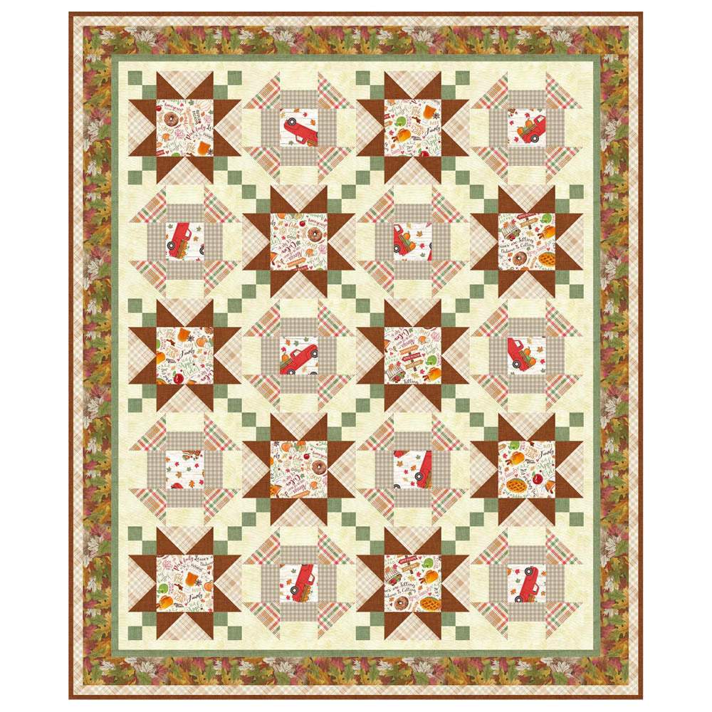 Timeless Treasures - Fall Fest Quilt pattern - FREE download